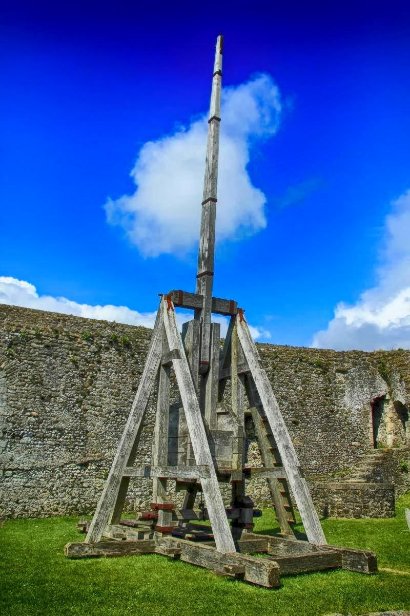Trebuchet at Dover Castle. Credit Karen Roe