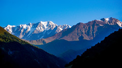 Shkara  5203m, Wakhushti 4000m, Nuam Kuam from Tsana