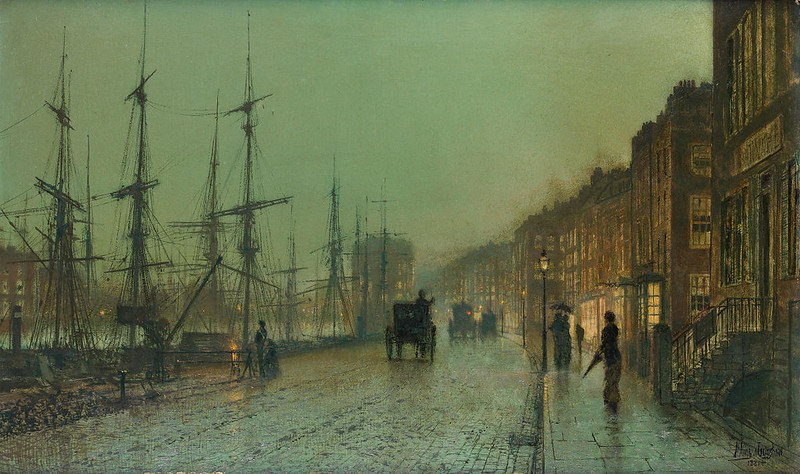 Glasgow Docks by John Atkinson Grimshaw, 1881