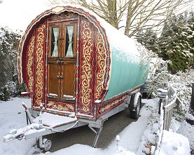 Gypsy Caravan in winter
