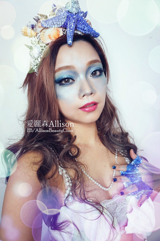 愛麗森妝藝術|The Mermaid華麗人魚妝|colourpop眼影super shock eyeshadow