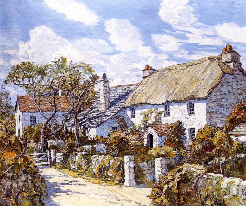 Autumn in Cornwall by Walter Elmer Schofield (1869 - 1944)