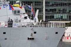 China PLA Navy visit to West India Dock