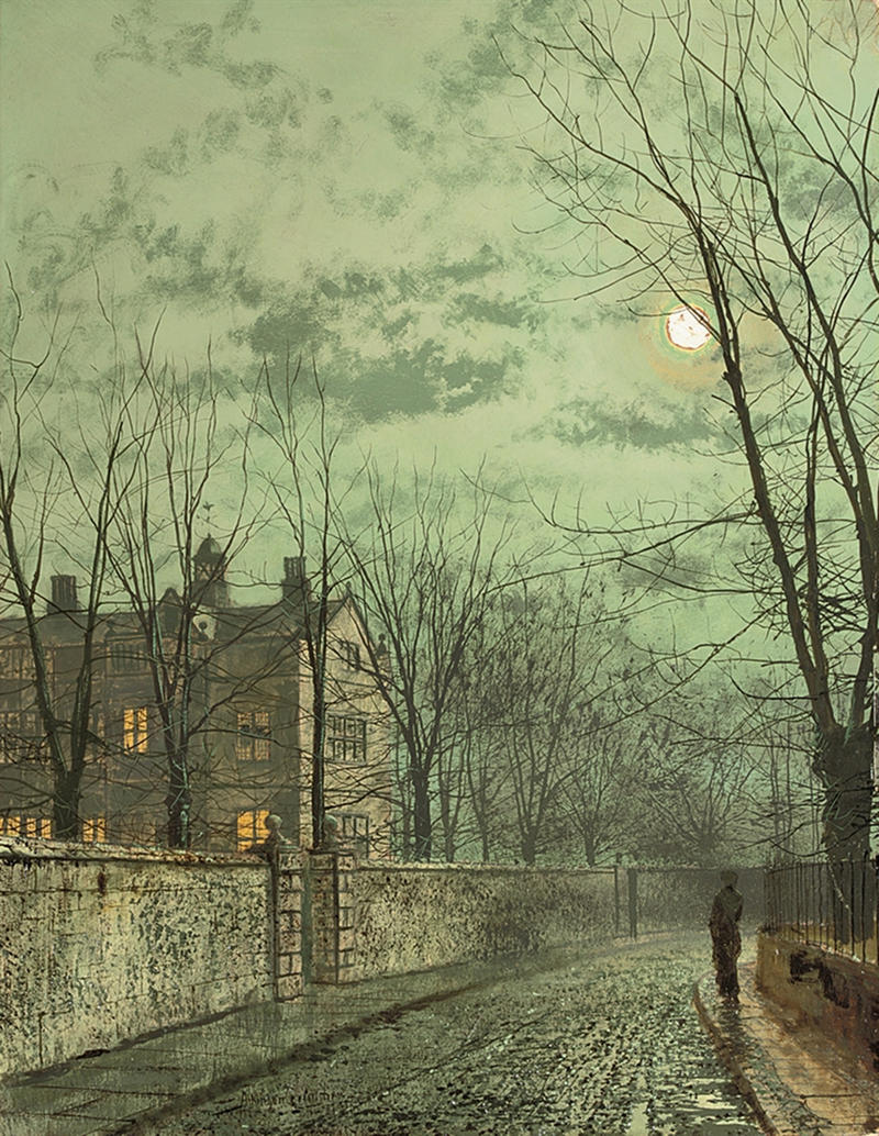 Under the Moonbeams by John Atkinson Grimshaw, 1887