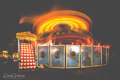 Hollycombe Steam Fair At Night