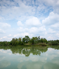 Desinec lake, August 2014.