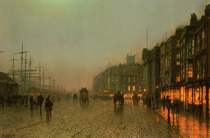 Liverpool from Wapping by John A Grimshaw, 1875