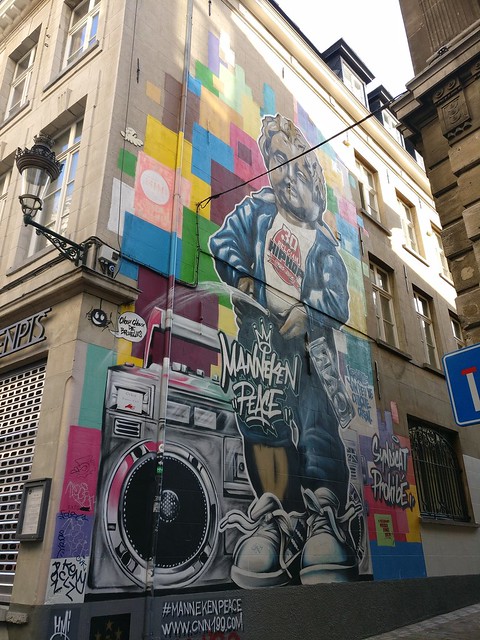 Comics Graffiti In Brussels
