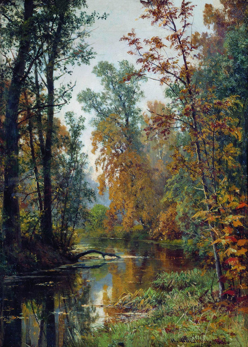 Autumn in Pavlovsk by Ivan Ivanovich Shishkin, 1888