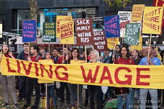 Picturehouse Workers demo - 4 October 2017