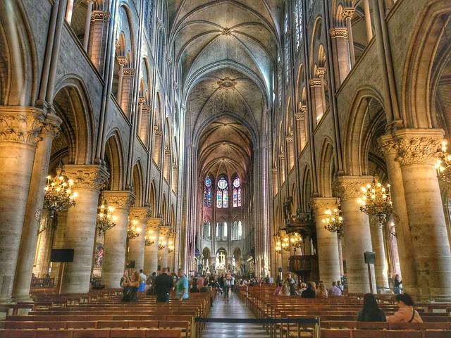 The Interior of the Notre Dame, Paris