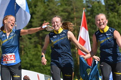 JWOC2017: women's relay (Tampere, 20170715)