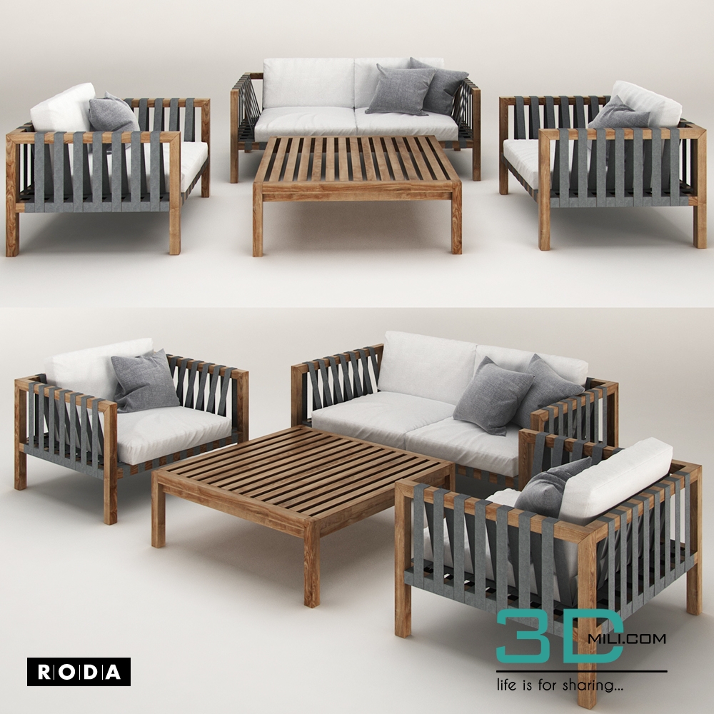 223. Mistral Sofa Collection - 3DMili 2021 - Download 3D Model - Free
