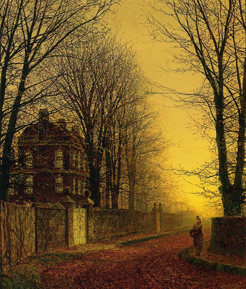 Autumn Gold by John Atkinson Grimshaw, 1880