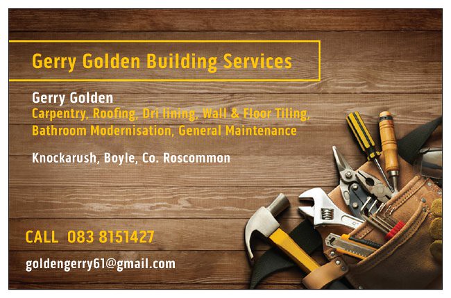 Gerry Golden Business Card