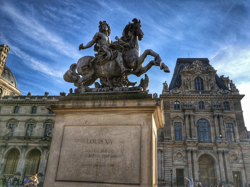 Louis XIV At The Louvre