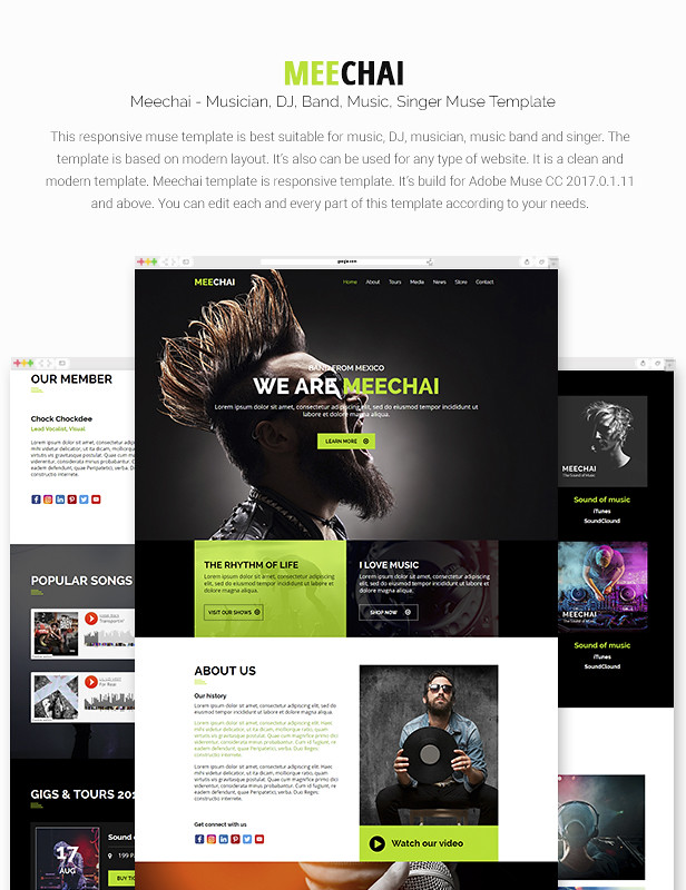 Mellie - Music Muse Template - 7