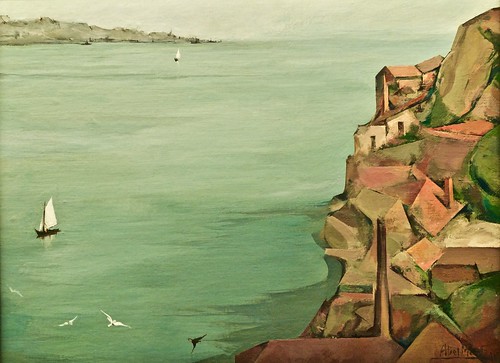 Lisbon and the Tagus River (1960) - Abel Manta (1888-1982)