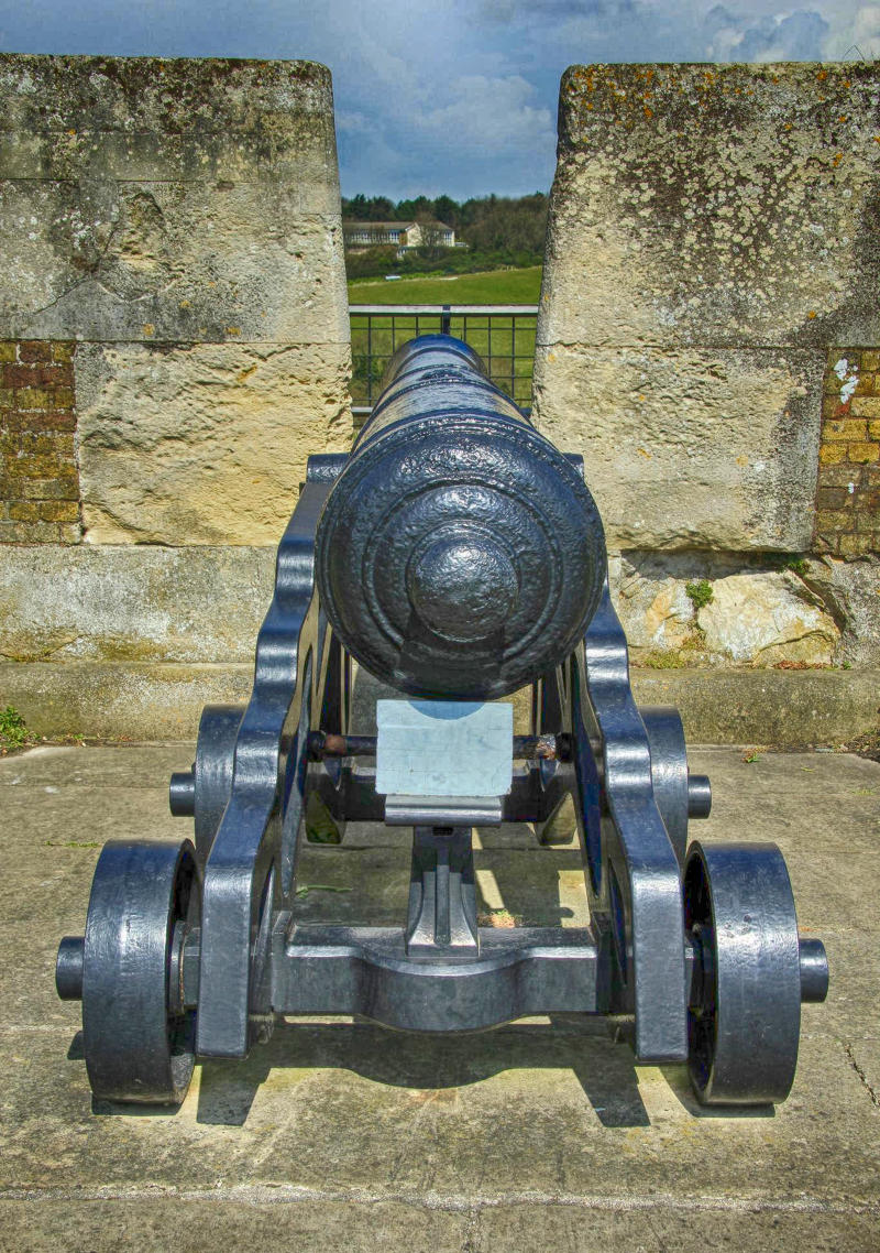 Cannon at Dover Castle. Credit Karen Roe