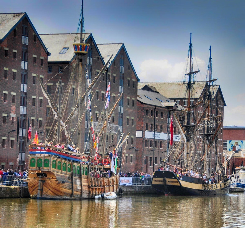 Gloucester Docks Tall Ship Festival. Credit Nilfanion