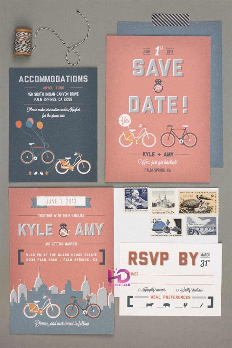 30+ ý tưởng thiết kế thiệp cưới năm 2018