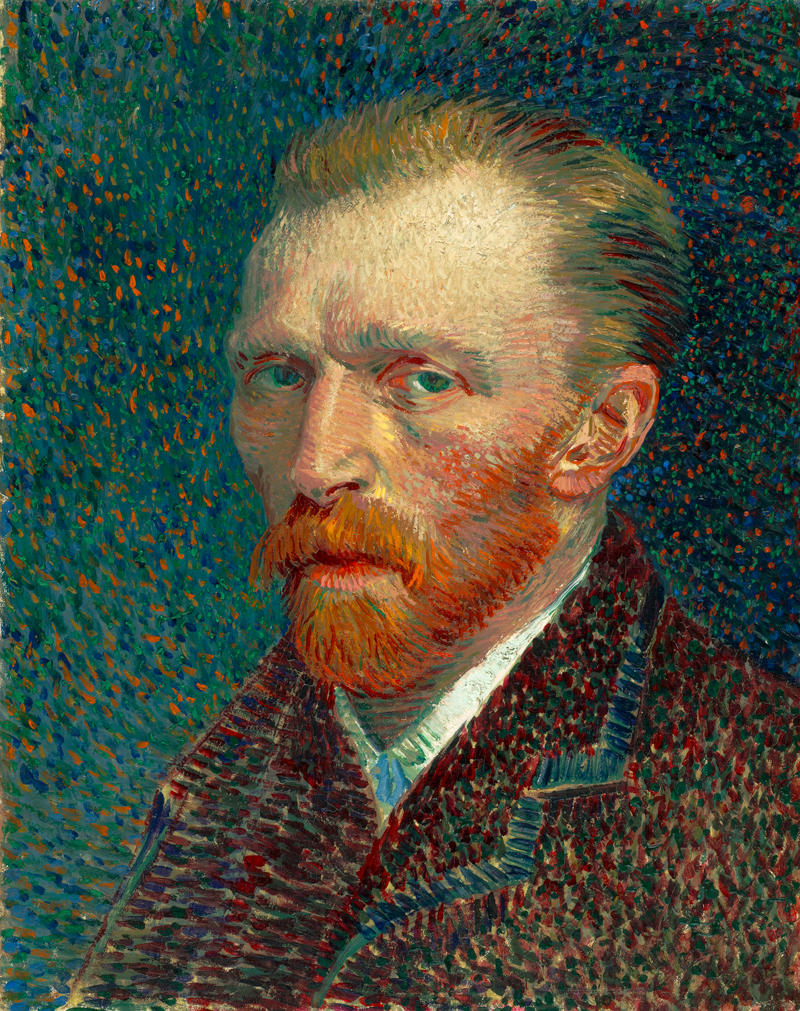 Self-Portrait by Vincent van Gogh, 1887