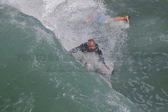 Surfers at Manhattan Beach 101017