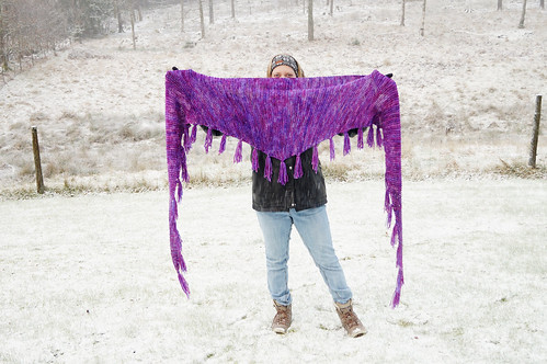 Garter shawl