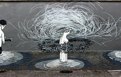 Roma Street Art: Via delle Conce - Hebert Baglioni  2011