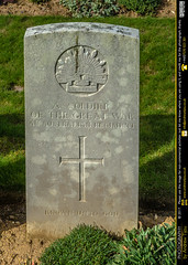 Senlis Communal Cemetery Extension Unknown Australian Soldier