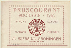 M.Wiersum prijscourant 1917