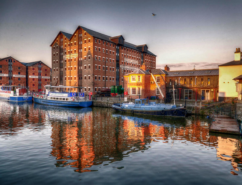 Gloucester Docks. Credit kennysarmy, flickr