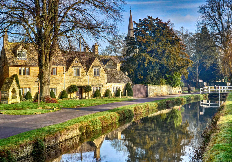 Lower Slaughter, The Cotswolds, Gloucestershire. Credit Baz Richardson, flickr
