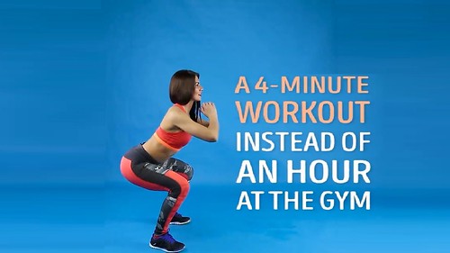 4 Minute Workout at Home For Burn Fat