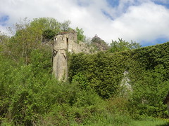 Castle hill in Noyers sur Serein