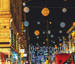 Christmas Lights and Decorations in Central London UK 2017