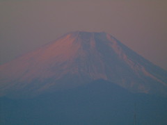 Mt Fuji on the New Year's Day in the morning