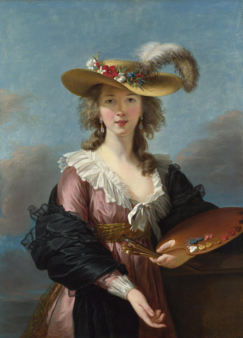 Self-portrait in a Straw Hat, 1782