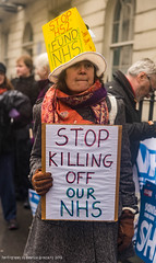 NHS demonstration in Central London, 3rd February 2018