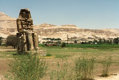 9. EGYPTE (1995) - Les Colosses de MEMMON - Le RAMESSEUM