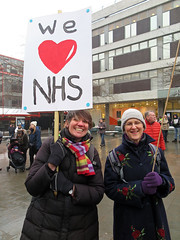 Defend the NHS protest 2018