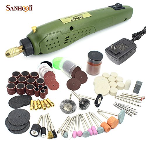 Mini Electric Drill Rotary Tool With Accessories Set DIY Hand Tool Kit For Wood Jade Stone Small Crafts Cutting Drilling Grinding Sculpture - DiZiWoods Store