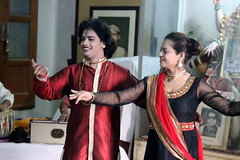 india - tabla music and kathak dances
