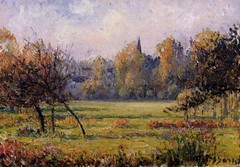 Prairie et pré d'Eragny (C Pissarro)