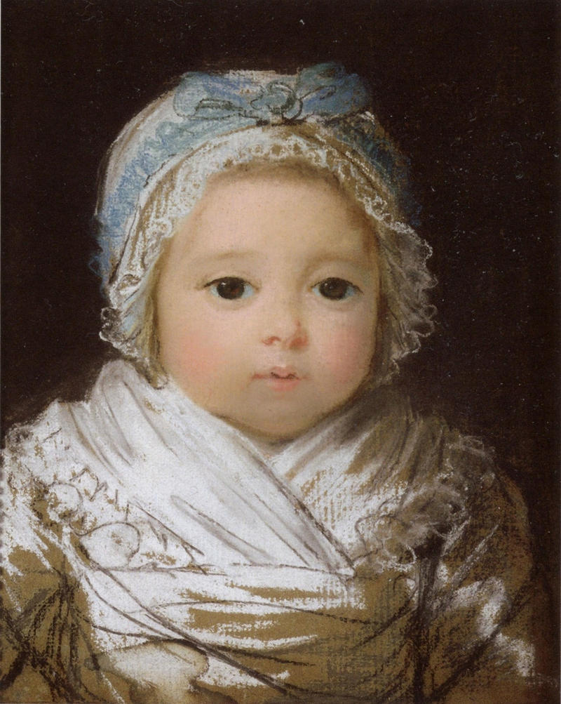 A baby, Portrait by Élisabeth-Louise Vigée-Le Brun, 1790