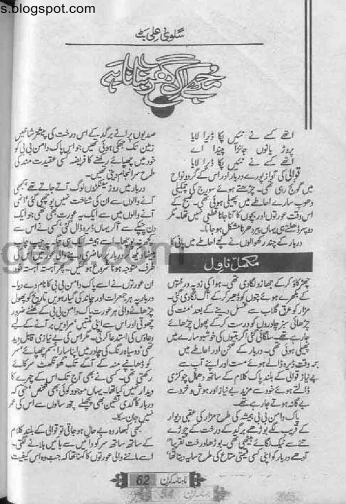 Mujhe Ek Ghar Banana Hai Complete Novel By Salwa Ali Butt