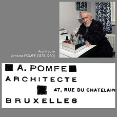 21. BRUXELLES - Art Nouveau / Arch. Antoine POMPE (1873-1980)