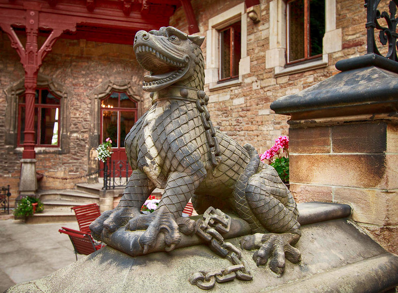 Wernigerode Castle dragon. Credit Mundus Gregorius, flickr