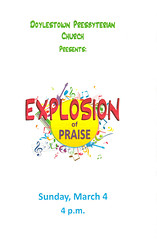 "Explosion of Praise" and Annual Chili Cookoff