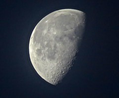 Morning Moon Obscured By Thin Clouds  - Jan 7, 2018